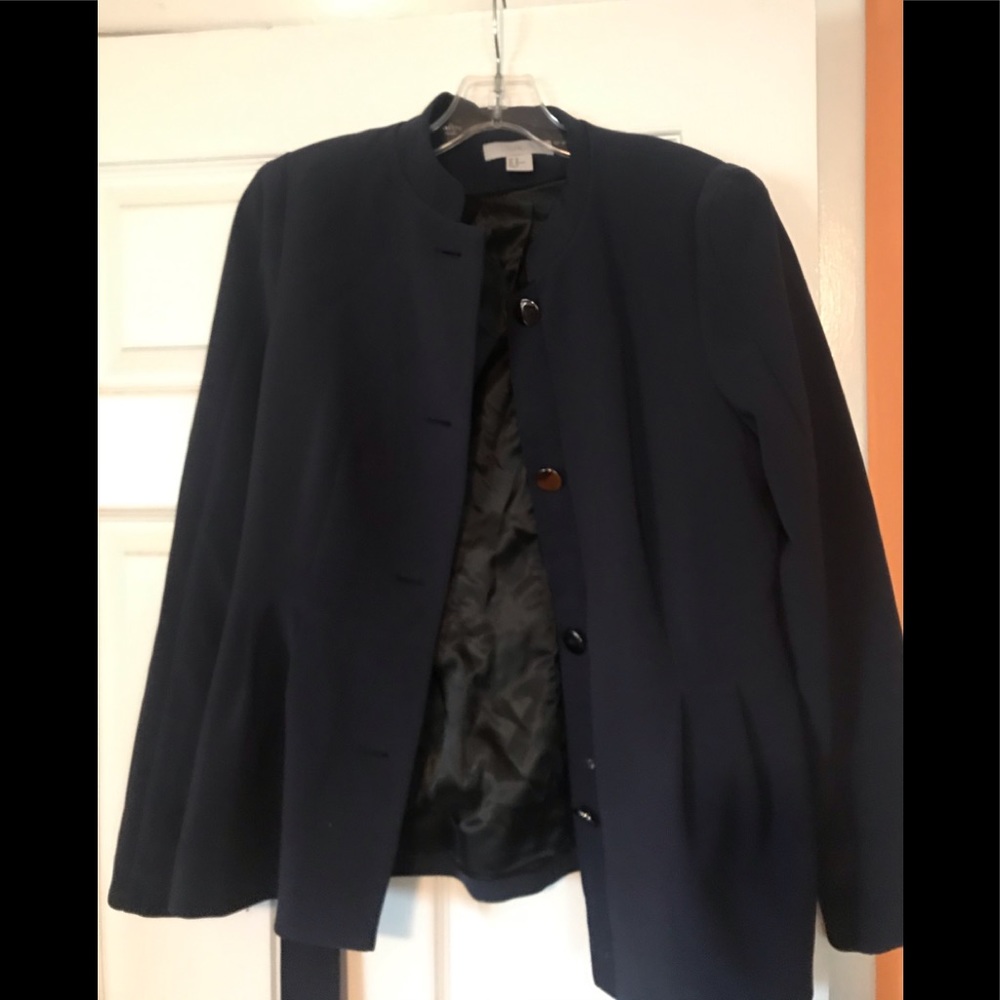 H&M Blue navy work jacket
